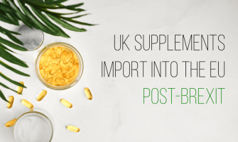 Importing UK supplements into the EU post-Brexit