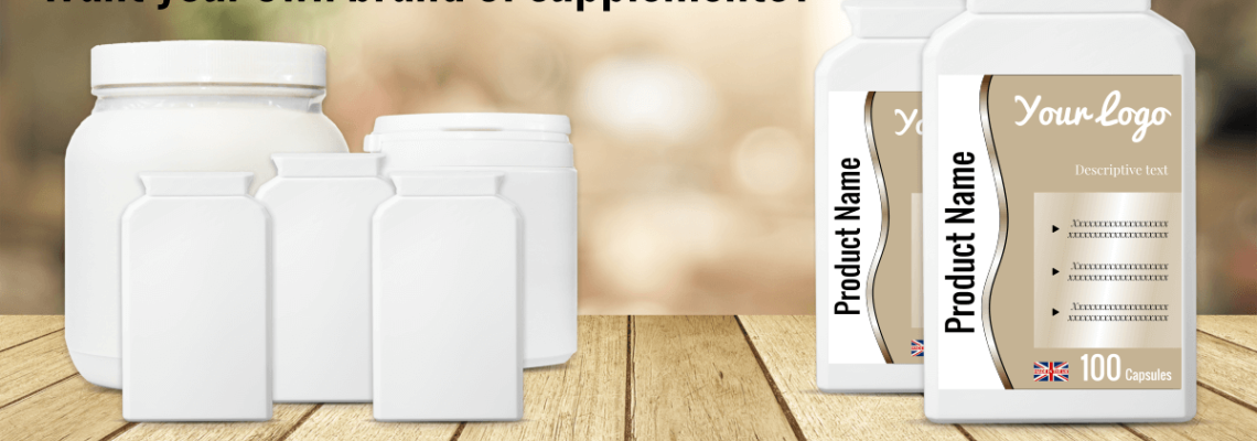 Start your own food supplements brand fast and cheaply
