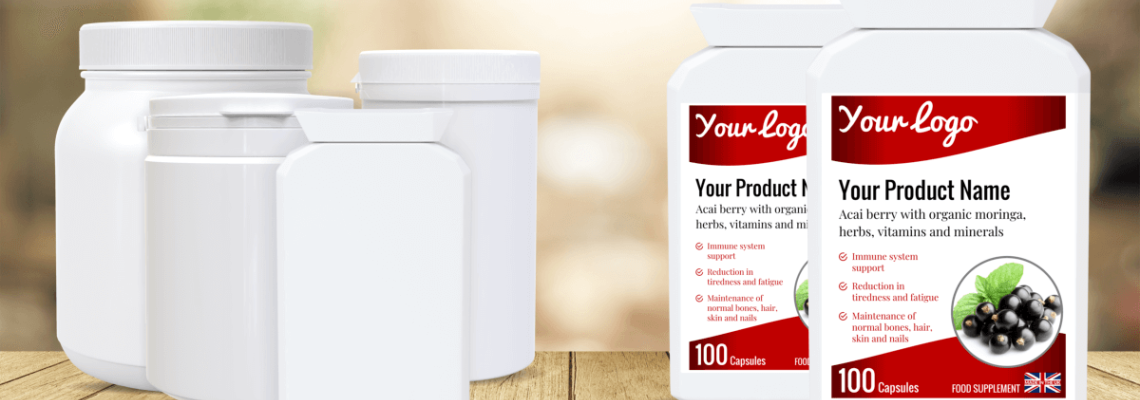 Own label supplements supplier UK