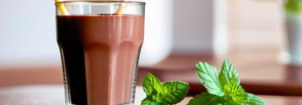 Wholesale chocolate and mint meal shake
