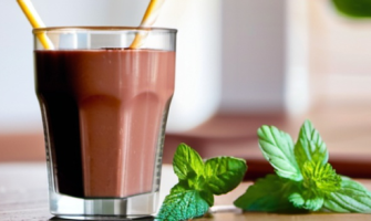 Wholesale chocolate and mint meal shake