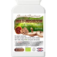 Multi-Mushroom Organic Complex (MMB90) caps